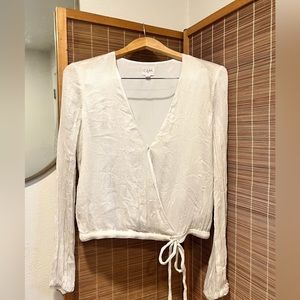 Cami NYC White Silk Blouse
